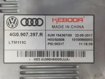 Second-hand car spare part xenon headlights control unit  for audi q3 (8ub, 8ug) 2.0 tdi oem iam references 4g0907397r  4g0907397r Second-hand car spare part xenon headlights control unit  for audi q3 (8ub, 8ug) 2.0 tdi oem iam references 4g0907397r  4g0907397r