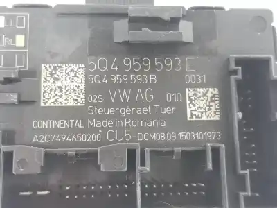 Second-hand car spare part electronic module for volkswagen passat variant 2.0 tdi oem iam references 5q4959593e  5q4959593b