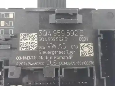 Second-hand car spare part electronic module for volkswagen passat variant 2.0 tdi oem iam references 5q4959592e  5q4959592b