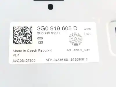 Автозапчасти б/у многофункциональный дисплей за volkswagen passat variant 2.0 tdi ссылки oem iam 3g0919605d  3g0919605d