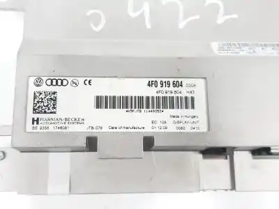 Автозапчастина б/у багатофункційний дисплей для audi a5 (8t3) 2.0 tfsi посилання на oem iam 4f0919604  4f0919604