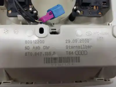 Автозапчасти б/у внутренний свет за audi a5 (8t3) 2.0 tfsi ссылки oem iam 8t0947135b  8t0947140
