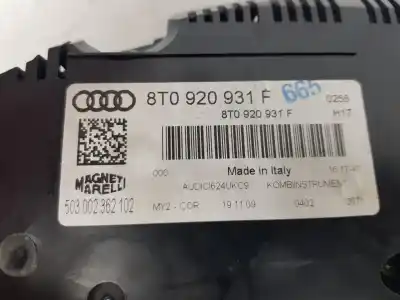 Автозапчастина б/у панель інструментів для audi a5 (8t3) 2.0 tfsi посилання на oem iam 8t0920931f