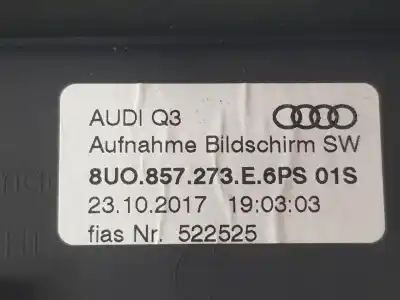 Автозапчасти б/у многофункциональный дисплей за audi q3 (8ub, 8ug) 2.0 tdi ссылки oem iam 8u0857273e  8u0857273e