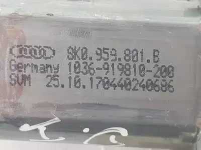 Автозапчасти б/у мотор переднего левого стекла за audi q3 (8ub, 8ug) 2.0 tdi ссылки oem iam 8k0959801b  8k0959801b