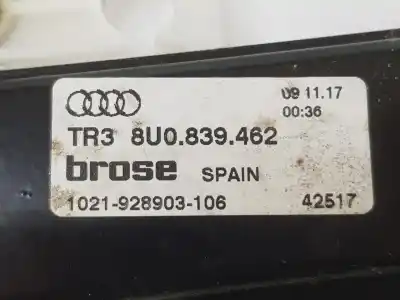 Автозапчасти б/у задний правый стеклорегулятор за audi q3 (8ub, 8ug) 2.0 tdi ссылки oem iam 8u0839462  8u0839462