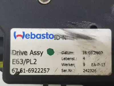 Автозапчастина б/у електричний двиг на дах для bmw 3 coupé (e92) 335 d посилання на oem iam 67616922257  6922257