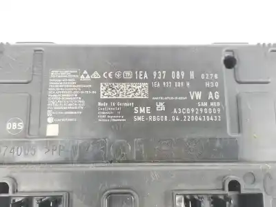 Peça sobressalente para automóvel em segunda mão módulo eletrônico por volkswagen sin definir sin definir referências oem iam 1ea937089h