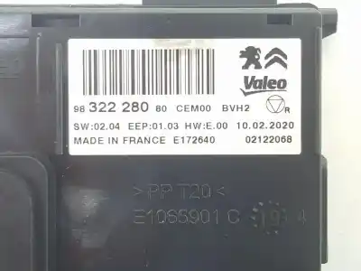 Second-hand car spare part electronic module for opel vivaro combi 1.5 cdti dpf oem iam references 9832228080  9832228080