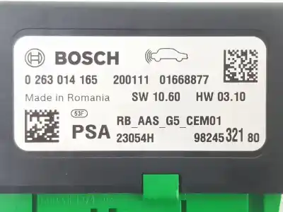 Second-hand car spare part electronic module for opel vivaro combi 1.5 cdti dpf oem iam references 9824532180  0263014165