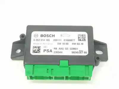 Peça sobressalente para automóvel em segunda mão módulo eletrônico por opel vivaro combi 1.5 cdti dpf referências oem iam 9824532180