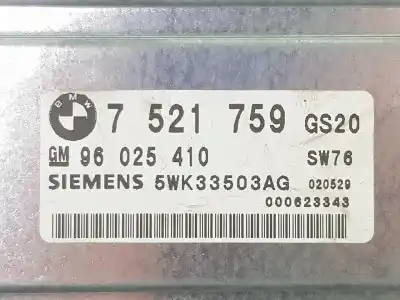 Second-hand car spare part electronic module for bmw 3 compact (e46) 320 td oem iam references 24607521759  7521759