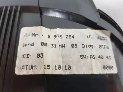 Second-hand car spare part dashboard for bmw x6 (e71, e72) xdrive 30 d oem iam references 62109236833  62109236833