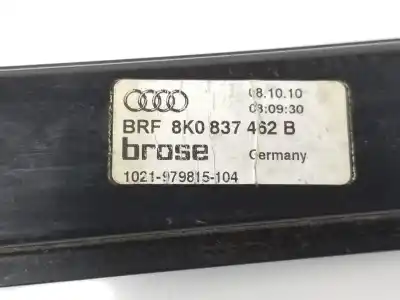 Автозапчасти б/у регулятор стекла переднего правого за audi a4 b8 (8k2) 2.0 tdi ссылки oem iam 8k0837462  8k0837462