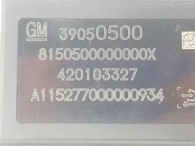 Автозапчасти б/у электронный модуль за opel astra k (b16) 1.6 cdti (68) ссылки oem iam 39050500  39050500