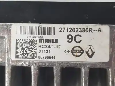İkinci el araba yedek parçası ön isitma kutusu için dacia dokker 1.5 blue dci diesel fap cat oem iam referansları 271202380r  271202380r