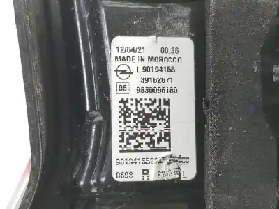 İkinci el araba yedek parçası arka kaliplar için opel corsa f (p2jo) 1.2 (68) oem iam referansları 9829303780  9830096180