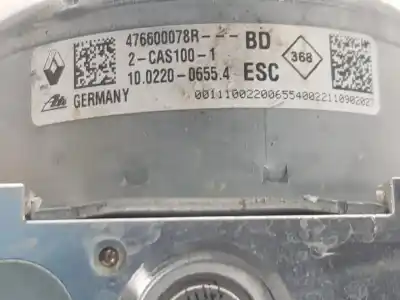 Автозапчастина б/у абс для dacia dokker essential посилання на oem iam 476600078r  476608628r