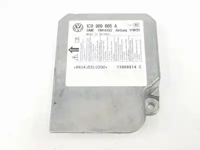 Pezzo di ricambio per auto di seconda mano centralina airbag per volkswagen t5 transporter/furgoneta 1.9 tdi cat (axb) riferimenti oem iam 1c0909605a