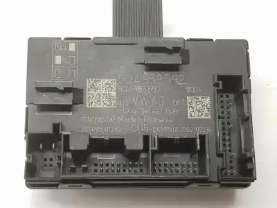 Second-hand car spare part electronic module for seat leon (5f1) 1.6 tdi oem iam references 5q4959592  2840950012300