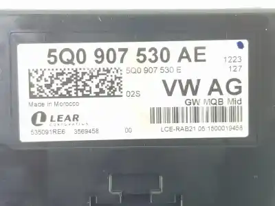 Second-hand car spare part electronic module for seat leon st (5f8) 1.6 tdi oem iam references 5q0907530ae  5q0907530ae