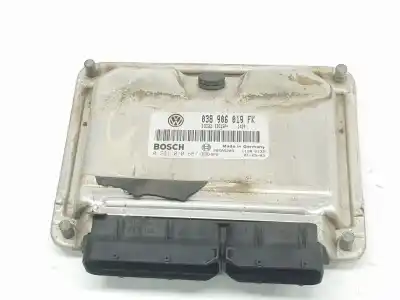 Peça sobressalente para automóvel em segunda mão CENTRALINA DE MOTOR UCE por SEAT TOLEDO II (1M2)  Referências OEM IAM 038906019FK  0281010687