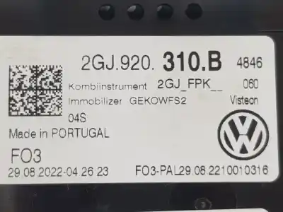 İkinci el araba yedek parçası enstrüman paneli için volkswagen t-roc 2.0 tdi oem iam referansları 2gj920310b 2gj920310b 