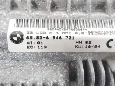 Автозапчастина б/у багатофункційний дисплей для bmw 7 (e65, e66, e67) 735 i, li посилання на oem iam 65826946721  6946721