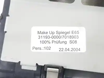 Автозапчастина б/у внутрішне світло для bmw 7 (e65, e66, e67) 735 i, li посилання на oem iam 51447018903  7018903