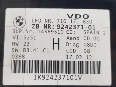 Peça sobressalente para automóvel em segunda mão quadrante por bmw 3 touring (e91) 330 d referências oem iam 62109242371  9242371