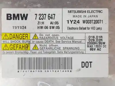 Second-hand car spare part xenon headlights control unit  for bmw 3 touring (e91) 330 d oem iam references 63117237647  7237647