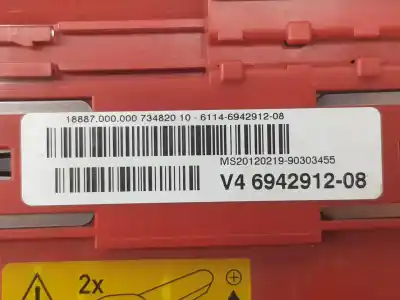 Second-hand car spare part fuse box unit for bmw 3 touring (e91) 330 d oem iam references 61146942912  6942912