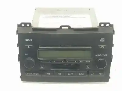 İkinci el araba yedek parçası SES SISTEMI / RADYO CD için TOYOTA LAND CRUISER (J12)  OEM IAM referansları 8612060510  8612060510