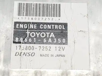 Peça sobressalente para automóvel em segunda mão centralina de motor uce por toyota land cruiser (j12) 3.0 turbodiesel referências oem iam 896616a350 896616a350 