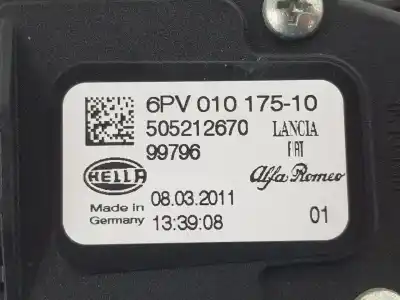 Автозапчастина б/у педальний потенціометр для alfa romeo giulietta (940_) 2.0 jtdm (940.fxl1a) посилання на oem iam 505212670  505212670