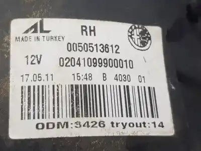 Автозапчасти б/у правый задний фонарь за alfa romeo giulietta (940_) 2.0 jtdm (940.fxl1a) ссылки oem iam 50513612  50513612