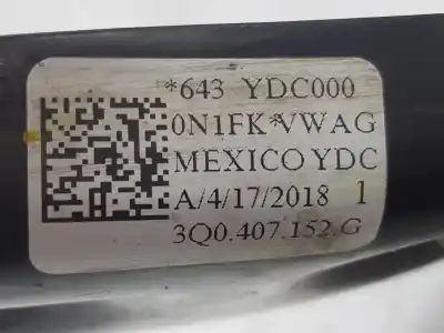 Автозапчасти б/у передний правый нижний рычаг подвески за volkswagen tiguan (ad1, ax1) 2.0 tdi ссылки oem iam 3q0407152g  3q0407152g