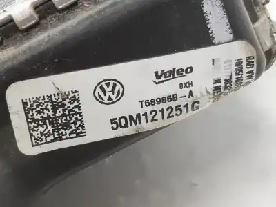 Автозапчастина б/у водяний радіатор для volkswagen tiguan (ad1, ax1) 2.0 tdi посилання на oem iam 5qm121251g  5qm121251g