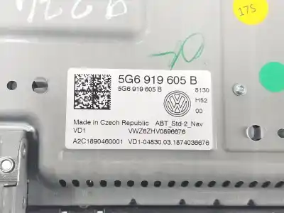 Автозапчасти б/у многофункциональный дисплей за volkswagen tiguan (ad1, ax1) 2.0 tdi ссылки oem iam 5g6919605b  5g6919605b