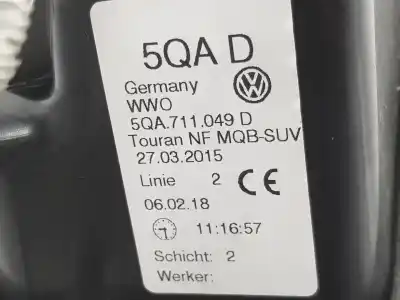Автозапчастина б/у передач для volkswagen tiguan (ad1, ax1) 2.0 tdi посилання на oem iam 5qa711049d  5qa711049d