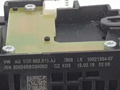 Автозапчастина б/у управління рульмом для volkswagen tiguan (ad1, ax1) 2.0 tdi посилання на oem iam 5q0953513aj  5q0953513aj