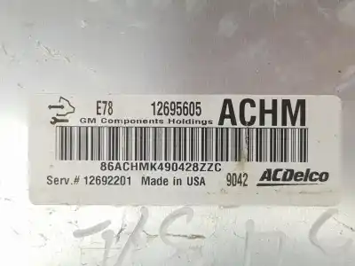 Second-hand car spare part ecu engine control for opel corsa e 1.4 16v turbo oem iam references 12695605  12692201