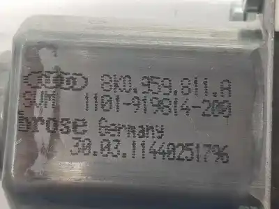 Автозапчастина б/у двиг скла задне ліво для audi a4 b8 avant (8k5) 2.0 tdi посилання на oem iam 8k0959811a  8k0959811a