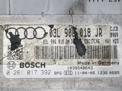 Автозапчастина б/у ебу контролер двигуна для audi a4 b8 avant (8k5) 2.0 tdi посилання на oem iam 03l906018jr  03l906018jr