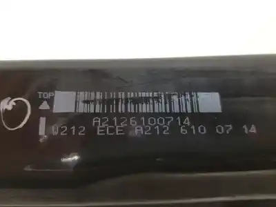 Second-hand car spare part rear bumper reinforcement for clase c clase e lim. 2.1 cdi oem iam references a2126100714  a2126100714