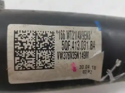 Автозапчастина б/у амортизатор передній лівий для volkswagen tiguan (ad1, ax1) 2.0 tdi посилання на oem iam 5qf413031ba  5qf413031bb