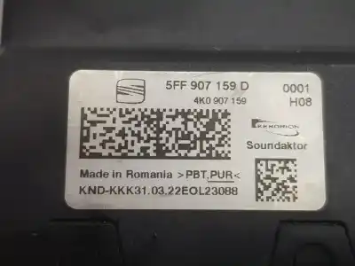 Second-hand car spare part electronic module for cupra formentor 2.0 tsi oem iam references 5ff907159d  5ff907159d