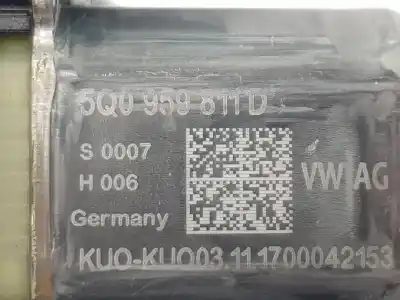 Автозапчасти б/у мотор заднего левого стекла за audi q2 (gab, gag) 1.6 tdi ссылки oem iam 5q0959811d  5q0959811d