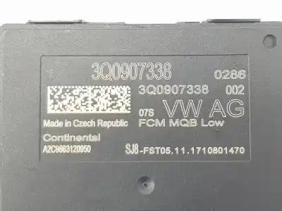 Автозапчастина б/у електронний модуль для audi q2 (gab, gag) 1.6 tdi посилання на oem iam 3q0907338  3q0907338