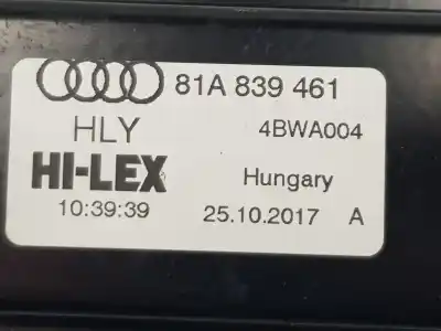 Автозапчасти б/у регулятор стекла заднего левого за audi q2 (gab, gag) 1.6 tdi ссылки oem iam 81a839461  81a839461